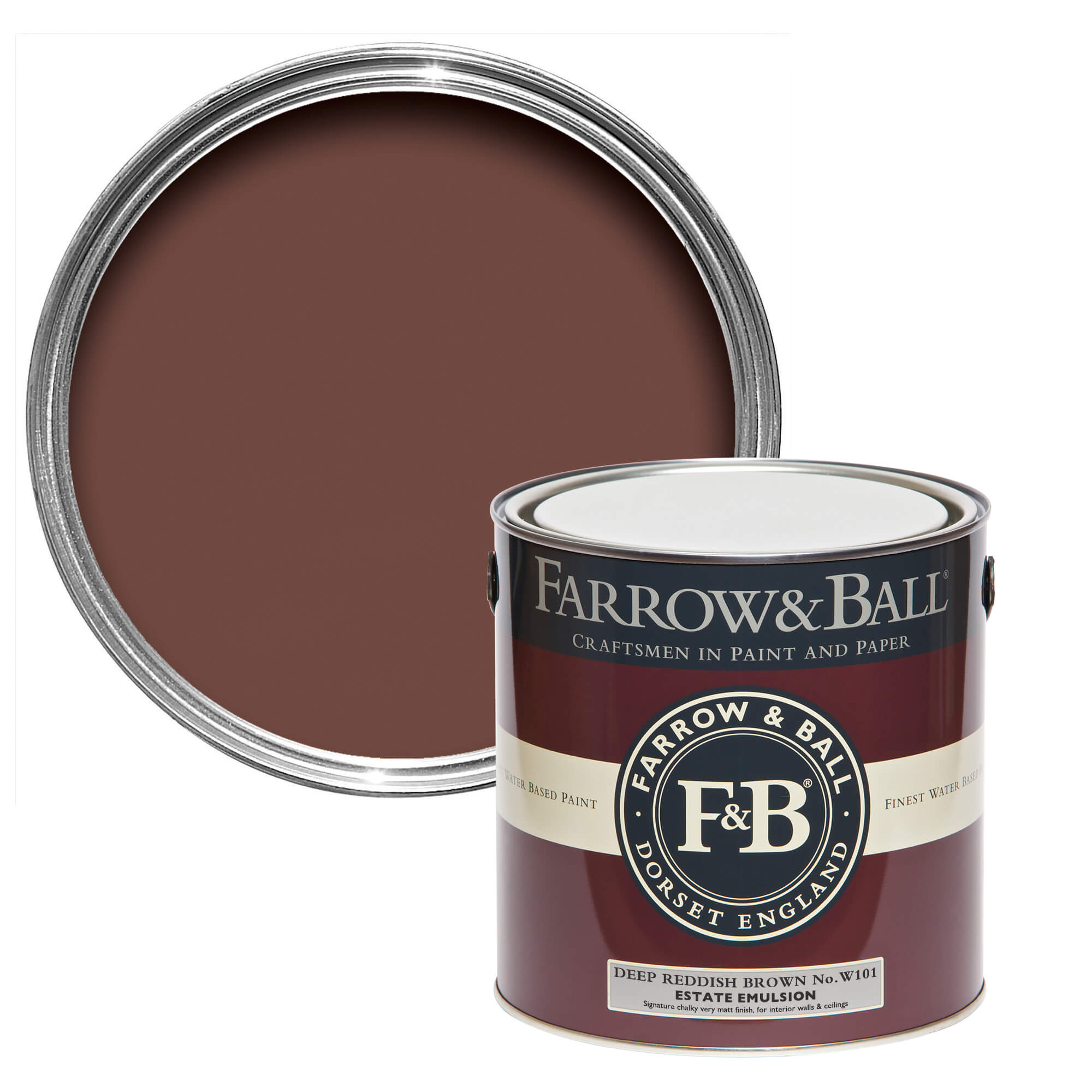 US Gallon Exterior Eggshell Deep Reddish Brown No.W101