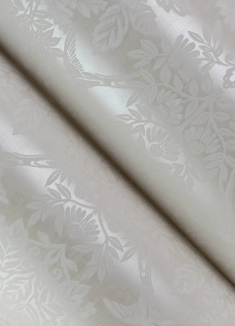 Finch Ivory Woodland Damask