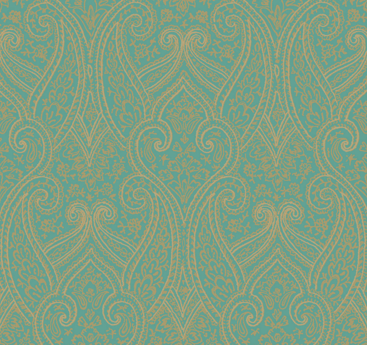 Kashmir Seafoam Paisley